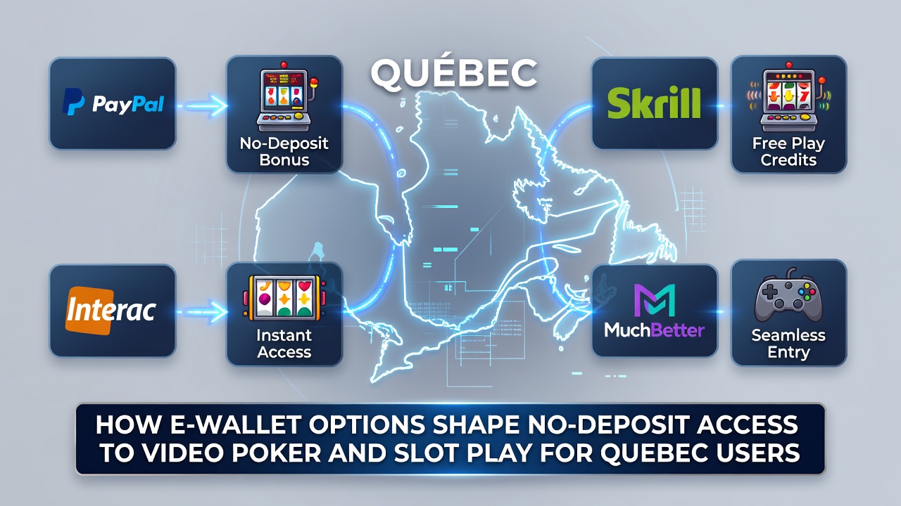 Quebec players using e-wallets for slot and video poker sessions